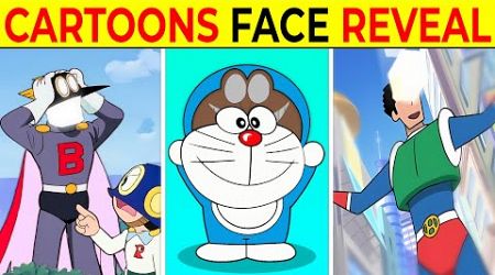 FACE REVEAL of Popular Cartoon Characters.