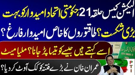 Election case pb 21, a big defeat for the government coalition candidate?ImranKhan PTI.Supreme Court