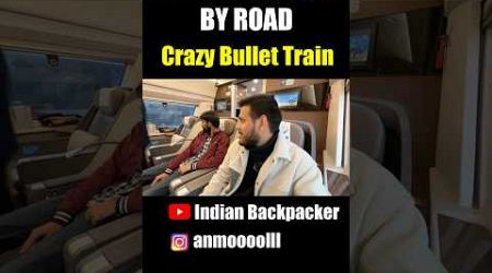 Inside Business Class of a Bullet Train 