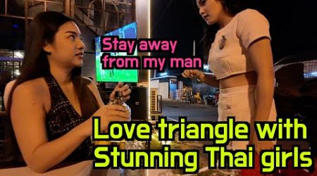 Posh Thai girls in rural Thailand Ep.3, Love triangle with the most beautiful Thai waitresses