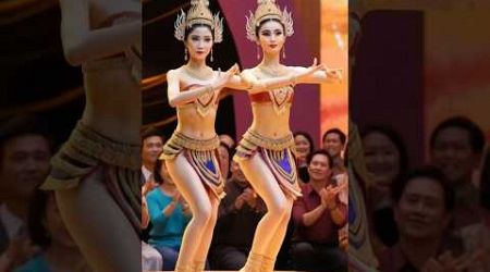 Two beautiful Thai women dancing #dance #talent #agt #short