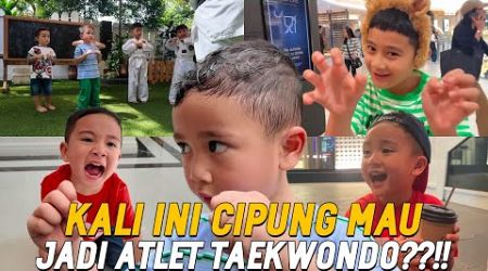 LUCUNYA CIPUNG IKUT KEGIATAN TAEKWONDO DI SEKOLAH!!! NCUS RINI GABISA NAHAN NGAKAK LIATNYA!!