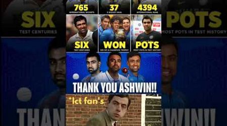 Legend of 2011 worldcup winner retired from international cricket. Thank you ASHWINI❤ #cricket #bgt