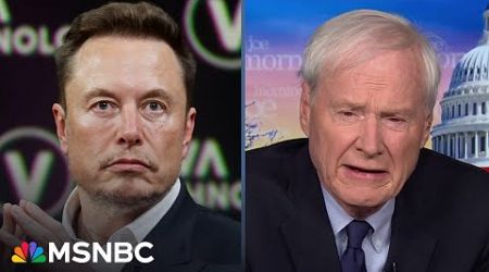 Chris Matthews: &#39;This clown&#39; Elon Musk knows nothing about government