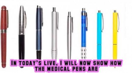 In today&#39;s live, I will now show how the medical pens are