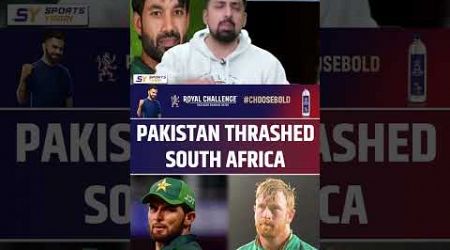 PAKISTAN THRASHED SOUTH AFRICA #pakvssa