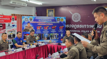 Three foreign crime suspects arrested on Koh Phangan