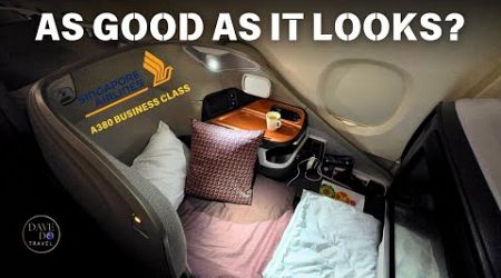 Singapore Airlines A380 Business Class + NEW Sydney SilverKris Lounge ✨ SQ232 | SYD-SIN