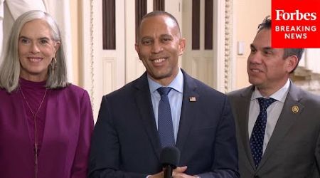 Hakeem Jeffries Celebrates Funding Bill: &#39;House Democrats Have Successfully Funded The Government&#39;