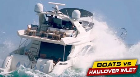 Huge Waves Crush Yacht | Boats vs Haulover Inlet