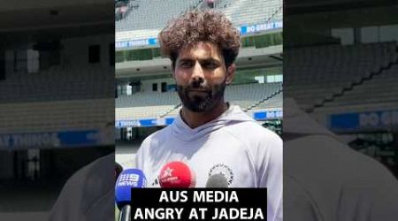 Australian journalist snaps at Jadeja for not answering in English | Sports Today