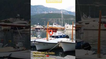 Yachts Club in Budva Montenegro 