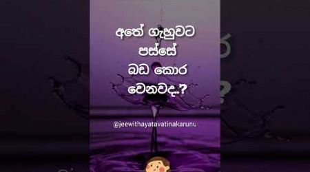 ඔයගෙත් එහෙම නම් බලන්න 