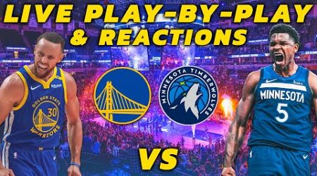 Golden State Warriors vs Minnesota Timberwolves | Live Play-By-Play &amp; Reactions