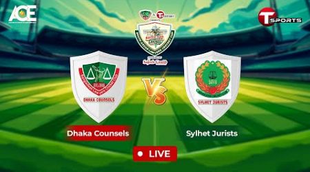 Live | Dhaka Counsels vs Sylhet Jurists | Match 4 | T Sports