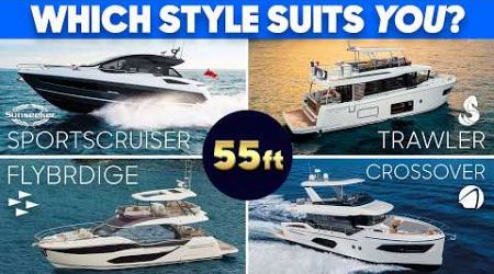 Which is BEST? Flybridge v Sportscruiser v Trawler v Crossover | Head to Head Review