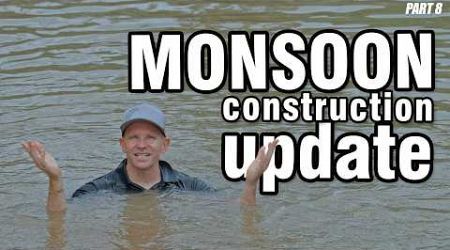 Monsoon at the new Punch it Gym Construction –