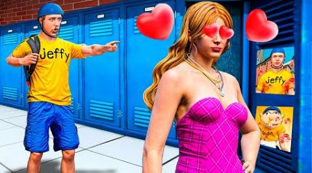 POPULAR GIRL Has A CRUSH On Me In GTA 5!