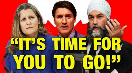 Trudeau Ruthlessly Heckled As Government Implodes!