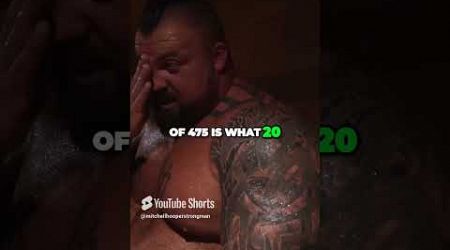 Eddie Hall shares his recovery wisdom