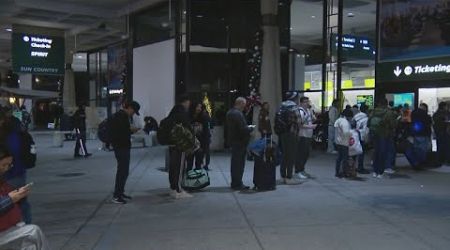 Traffic and weather delays frustrating holiday travelers at San Diego International Airport