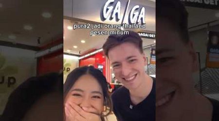 Cici &amp; masbule jadi orang Thailand | like &amp; subscribe #couple #pacarbule #prank #cicimasbule