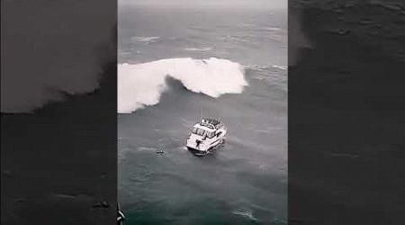 Yacht gets wrecked by a Massive Wave 