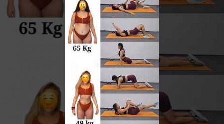 weight lose exercise home #yoga #reducebellyfat #shorts #gym