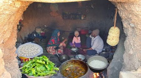 Forgotten Authentic Iranian Food: Spinach Stew &amp; Make Curd | Village Lifestyle