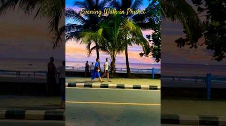 Evening walk in Phuket #travelvlog #thailand