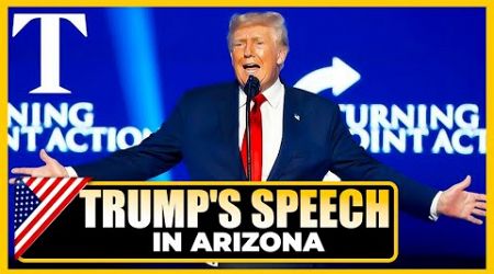 LIVE : President-elect Donald Trump speaks at Turning Point&#39;s AmericaFest 2024 | USA News | America