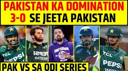 PAKISTAN DESTROYED SOUTH AFRICA, 3-0 SE JEETA PAKISTAN | PAK VS SA 3RD ODI HIGHLIGHT