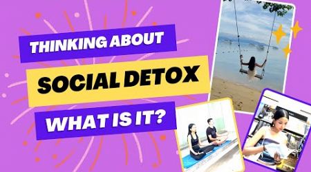 One day with social detox | Vit and Poopeh | Visit small beach on Phuket