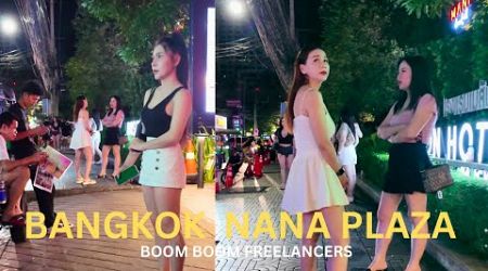 Bangkok Nightlife 2024! Nana Plaza Freelancers Night Walk to Asok along Sukhumvit Road.