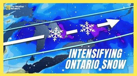 Intensifying Snow Threatens Monday Commute, Holiday Travels In Ontario | #forecast