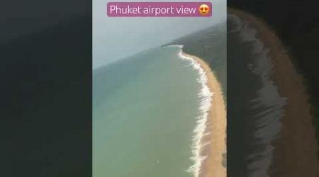 Phuket airport view just like wow #wow #aviation #travel #fly #sky #seaview #phuket