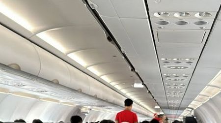 Inside Vietjet Air Plane at Phuket International Airport