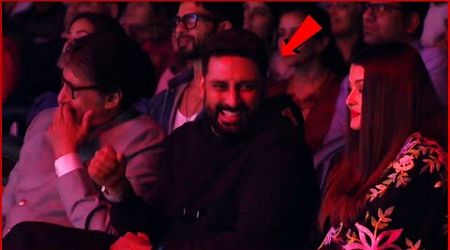 Abhishek Bachchan And Aishwarya Rai Cute Moment In Dhirubhai Ambani International School Annual Day