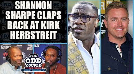 Shannon Sharpe Responds to Kirk Herbstreit Taking a Shot at First Take | THE ODD COUPLE