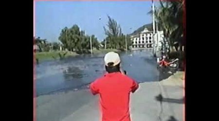 Tsunami hits Karon Beach, Phuket, Thailand