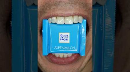 Praline (Edelnugat) Ritter SPORT Cubes Classic Chocolate ASMR 