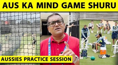 WATCH AUSTRALIA&#39;S PRACTICE: ALL EYES ON SAM KONSTAS, TRAVIS HEAD AUR SMITH BANA RAHE NEW STRATEGY