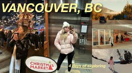 72 hours in Vancouver, British Columbia | whistler, christmas markets, downtown