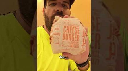 Free McDonald&#39;s Cheeseburger in Karachi, Pakistan 