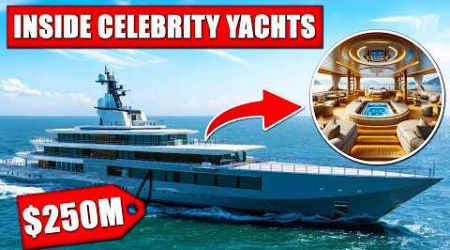 INSIDE TOP 10 Celebrity Yachts: The $250 Million Vessel Longer Than Two Olympic Pools