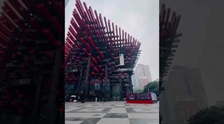 Matchstick-like building in China #china #food #travel #trending #streetfood