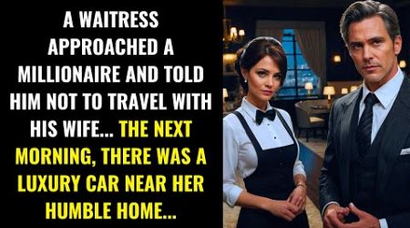 WAITRESS WARNS MILLIONAIRE: DON&#39;T TRAVEL WITH YOUR WIFE... NEXT MORNING, A LUXURY CAR SHOWS UP...