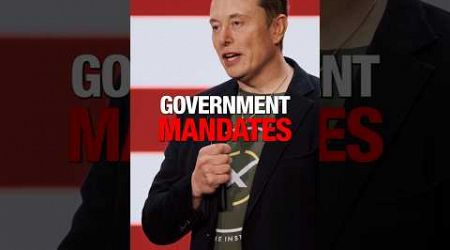 Elon Musk: No To Government Mandates