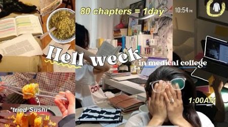 Hell exam week in medical college