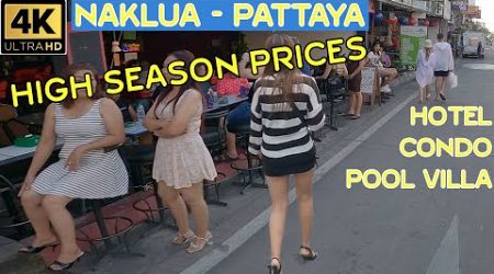 PART 1 Pattaya Naklua Condo and Hotels In Hıgh Season 2024 Thailand